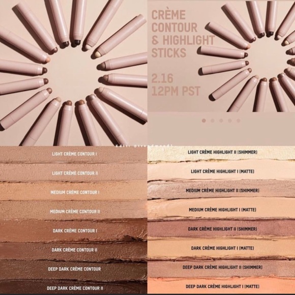 KKW Beauty Creme Contour & Highlight Sets ALL 7 shades - Picture 3 of 3